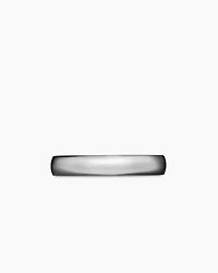 DY Classic Band Ring Grey Titanium, 4mm