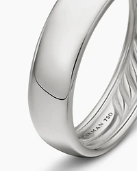 DY Classic Band Ring 18K White Gold