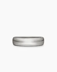 DY Classic Band Ring 18K White Gold