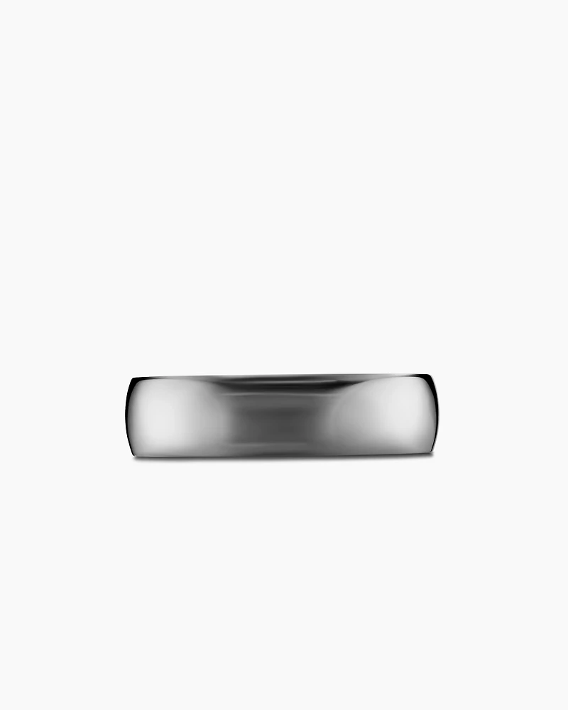 DY Classic Band Ring Grey Titanium, 6mm