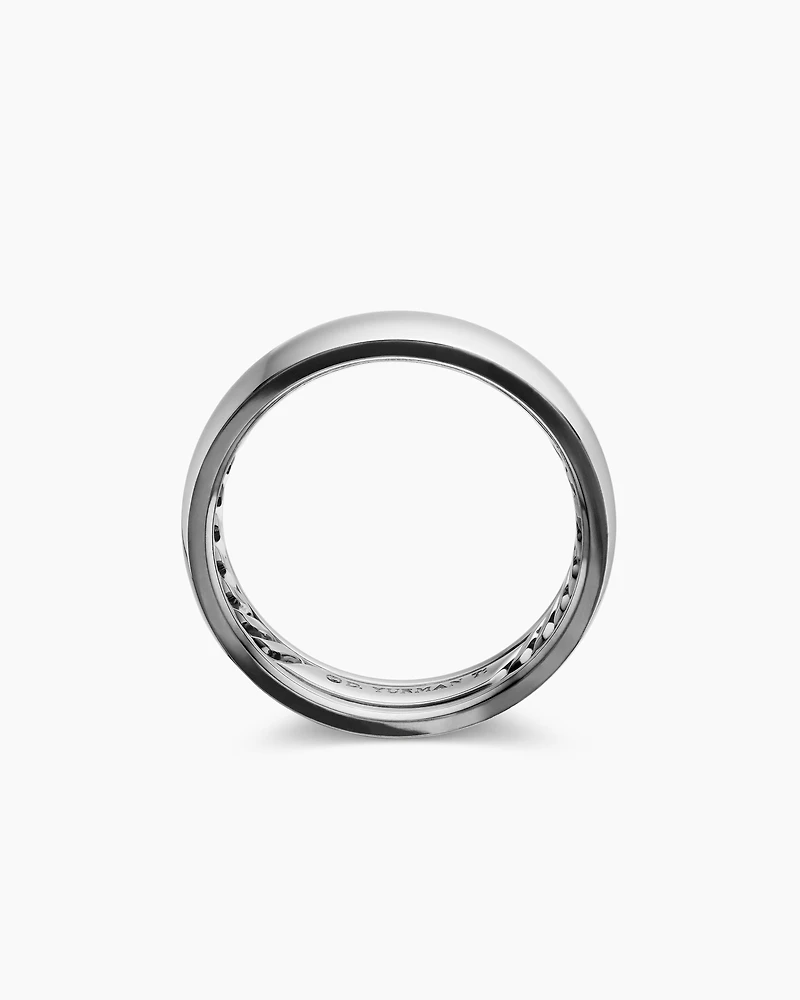 DY Classic Band Ring Grey Titanium, 6mm