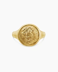 Petrvs® Lion Pinky Ring in 18K Yellow Gold