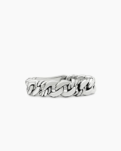Belmont® Curb Link Band Ring Sterling Silver, 5mm
