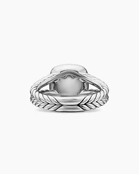 Petite Albion® Ring Sterling Silver with Pavé Diamonds, 7mm