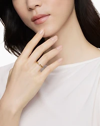 Petite X Ring 18K Yellow Gold with Diamonds, 2.2mm
