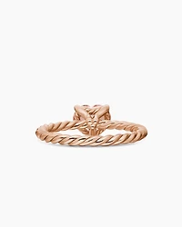 Chatelaine® Heart Ring 18K Rose Gold with Morganite, 7mm