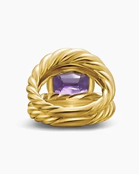 Marbella Ring in 18K Yellow Gold with Amethyst, 20mm