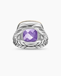 Albion® Ring Sterling Silver with 18K Yellow Gold and Amethyst