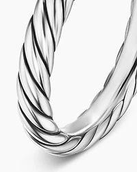 Cable Band Ring Sterling Silver, 3.4mm
