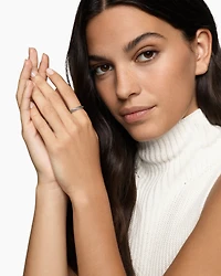 Cable Band Ring Sterling Silver, 3.4mm