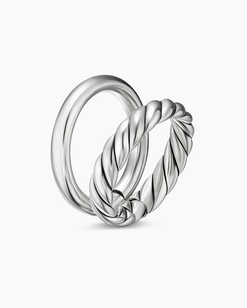 DY Mercer® Two Row Ring Sterling Silver, 8mm