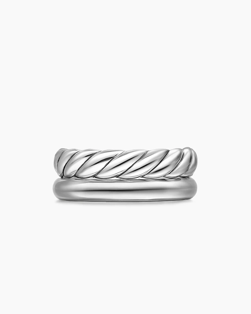 DY Mercer® Two Row Ring Sterling Silver, 8mm