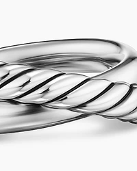 Crossover Two Row Ring Sterling Silver, 7.4mm