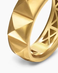 Pyramid Band Ring 18K Yellow Gold