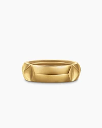 Pyramid Band Ring 18K Yellow Gold