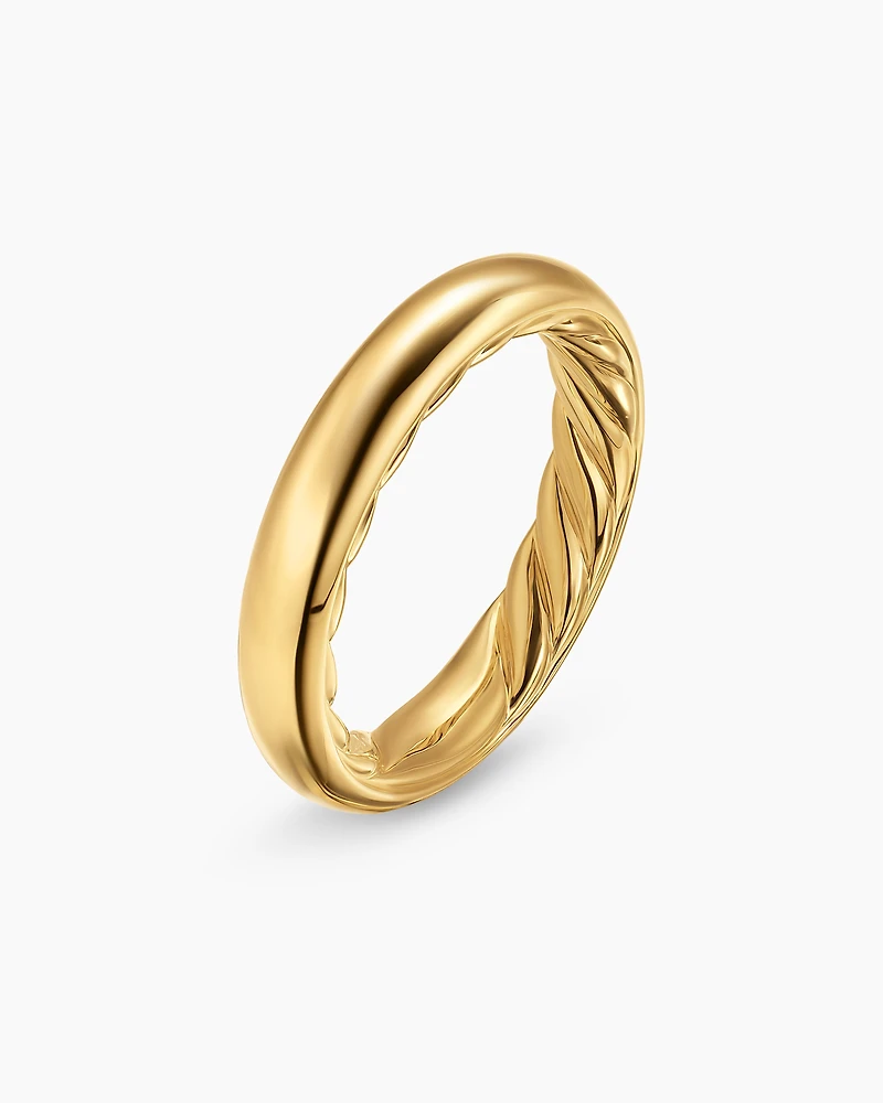 DY Mercer® Band Ring 18K Yellow Gold, 3.7mm