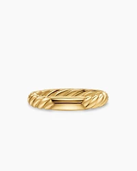 DY Mercer® Pavé Band Ring 18K Yellow Gold with Diamonds, 3.7mm