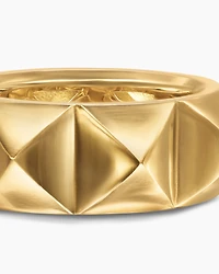 Pyramid Band Ring 18K Yellow Gold