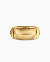 Pyramid Band Ring 18K Yellow Gold