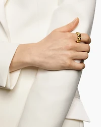 Pyramid Band Ring 18K Yellow Gold