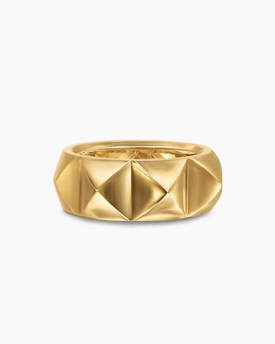 Pyramid Band Ring 18K Yellow Gold