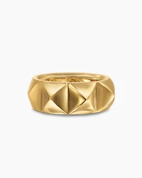 Pyramid Band Ring 18K Yellow Gold