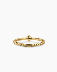 Petite Modern Renaissance® Stack Ring 18K Yellow Gold with Diamond, 4.9mm