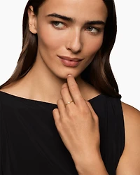 Petite Modern Renaissance® Stack Ring 18K Yellow Gold with Diamond, 4.9mm