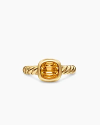 DY Mercer® Color Stone Ring 18K Yellow Gold with Citrine, 7mm