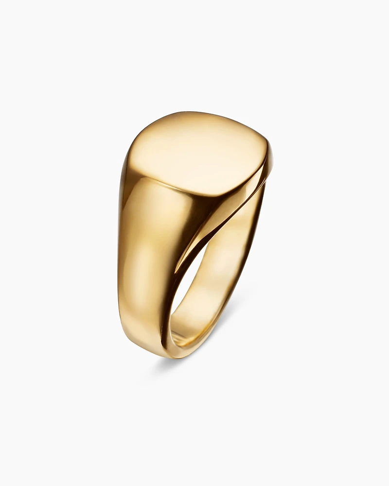 Streamline® Pinky Ring 18K Yellow Gold, 13mm