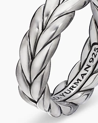 Chevron Band Ring Sterling Silver