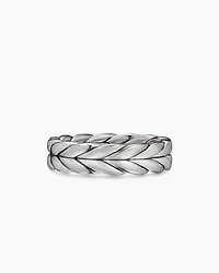 Chevron Band Ring Sterling Silver