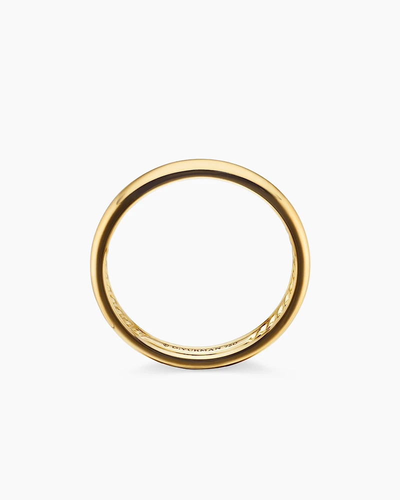DY Classic Band Ring 18K Yellow Gold, 3.5mm