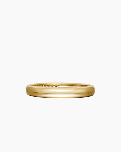 DY Classic Band Ring 18K Yellow Gold