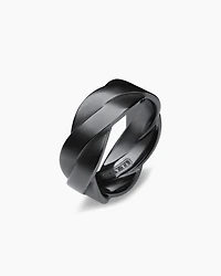 DY Helios™ Band Ring Black Titanium