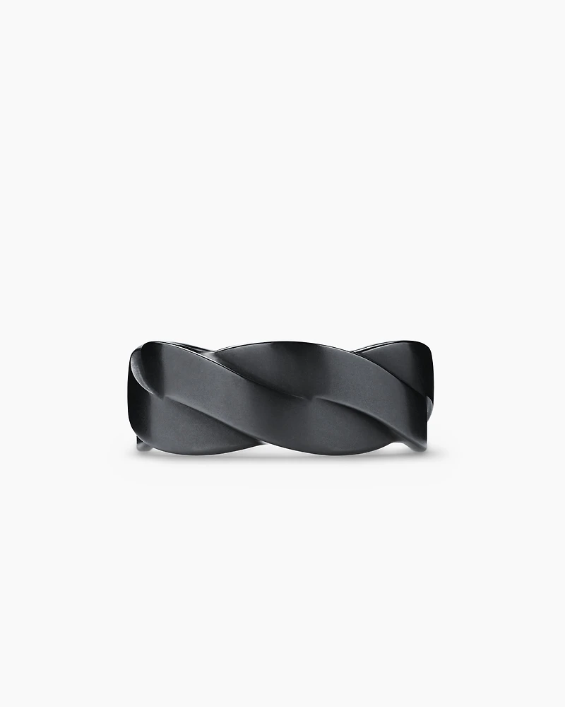 DY Helios™ Band Ring Black Titanium