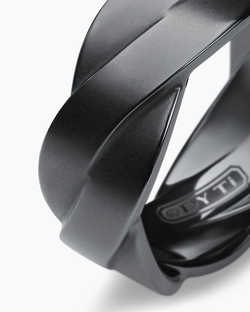 DY Helios™ Band Ring Black Titanium