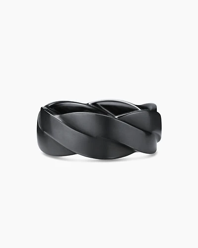 DY Helios™ Band Ring Black Titanium