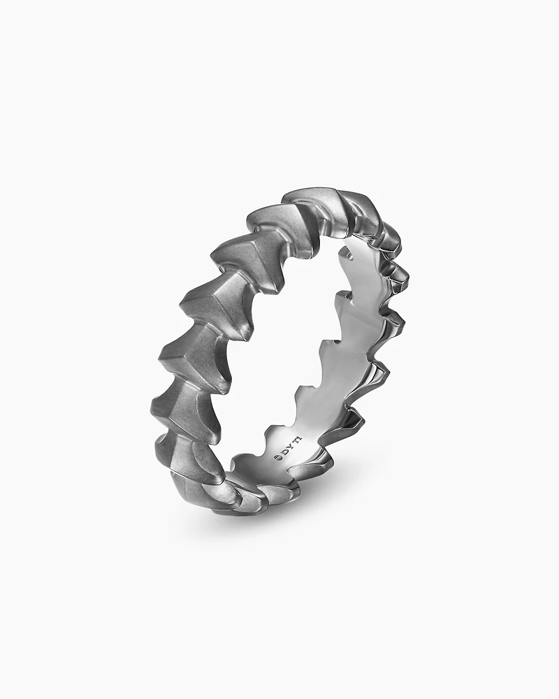 Armory® Band Ring Grey Titanium, 6.2mm