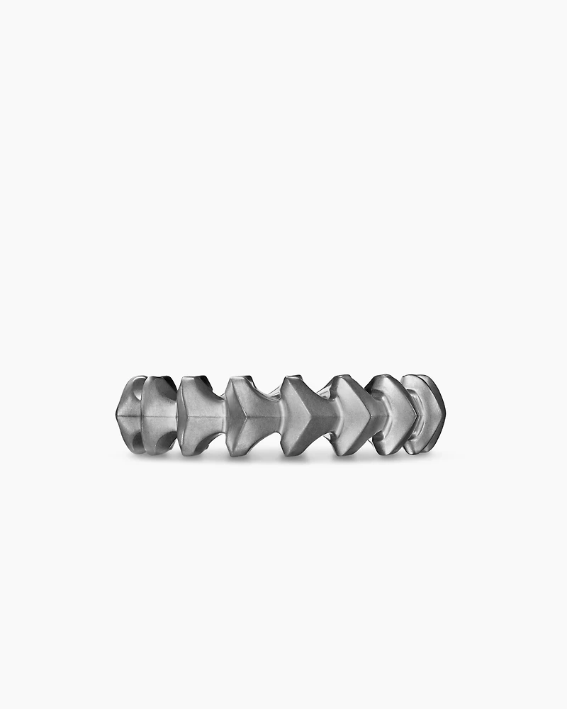 Armory® Band Ring Grey Titanium, 6.2mm