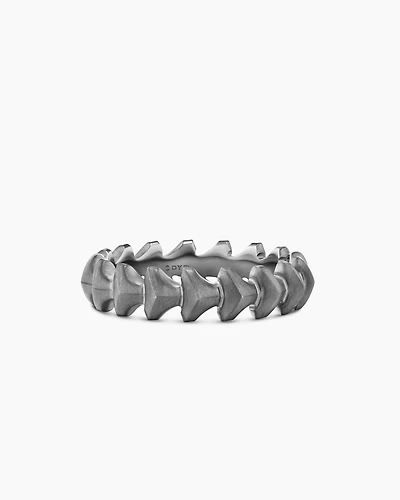 Armory® Band Ring Grey Titanium, 6.2mm