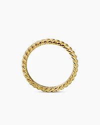 DY Cable Band Ring 18K Yellow Gold