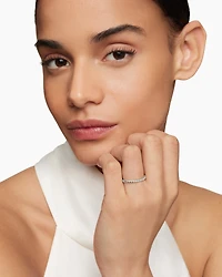 DY Cable Band Ring Platinum