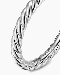 DY Cable Band Ring Platinum, 2.45mm