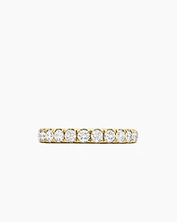 DY Eden Partway Band Ring 18K Yellow Gold with Diamonds