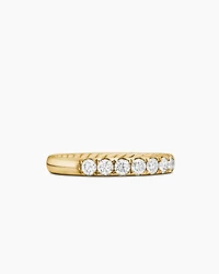 DY Eden Partway Band Ring 18K Yellow Gold with Diamonds