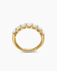 DY Eden Partway Band Ring 18K Yellow Gold with Diamonds