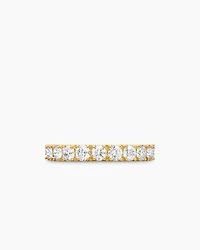 DY Eden Eternity Band Ring in 18K Yellow Gold with Diamonds, 3.2mm