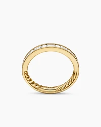 DY Eden Partway Alternating Diamond Band Ring 18K Yellow Gold with Diamonds, 2.8mm