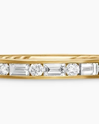 DY Eden Partway Alternating Diamond Band Ring 18K Yellow Gold with Diamonds, 2.8mm